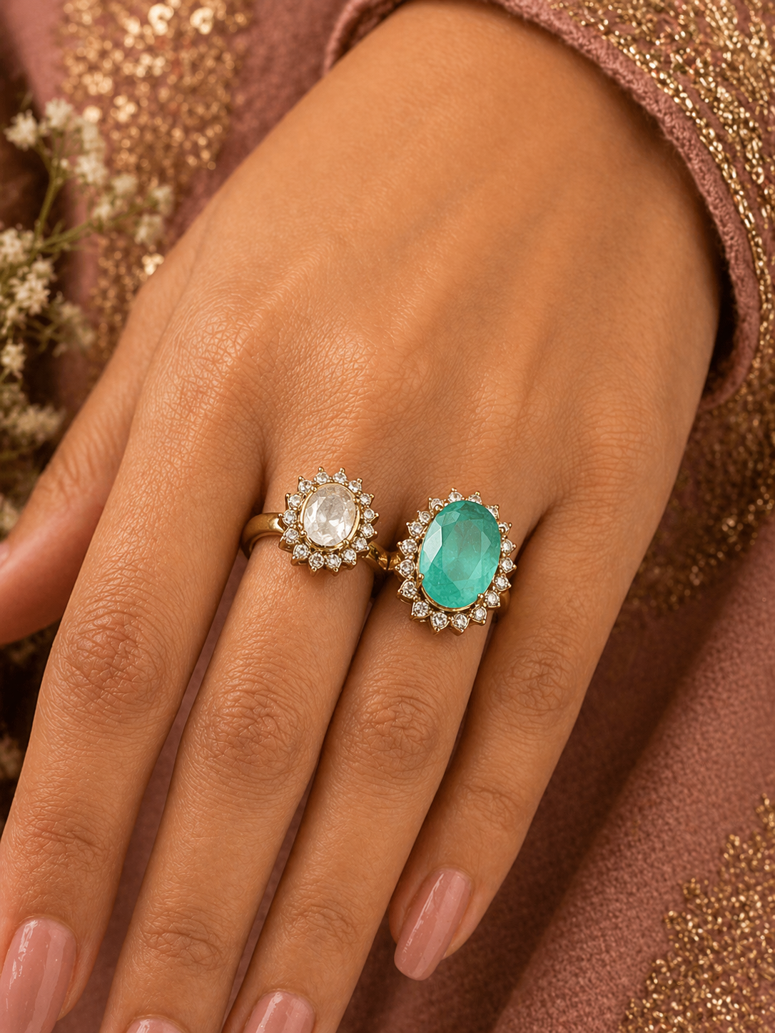 Dual Finger Statement Ring